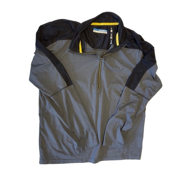 MONDETTA , windbreaker jacket , size large , gray black , 26-24-26 - Picture 1 of 3